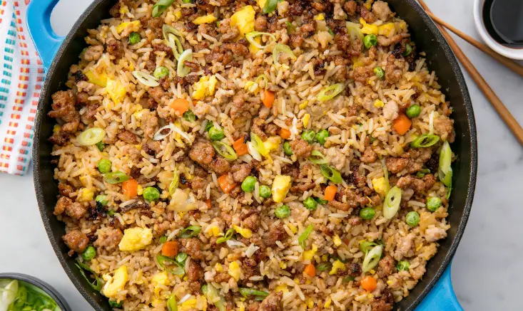 Pork Fried Rice With Choice Of One Appetizer: A Delicious Recipe for Healthy Dinner