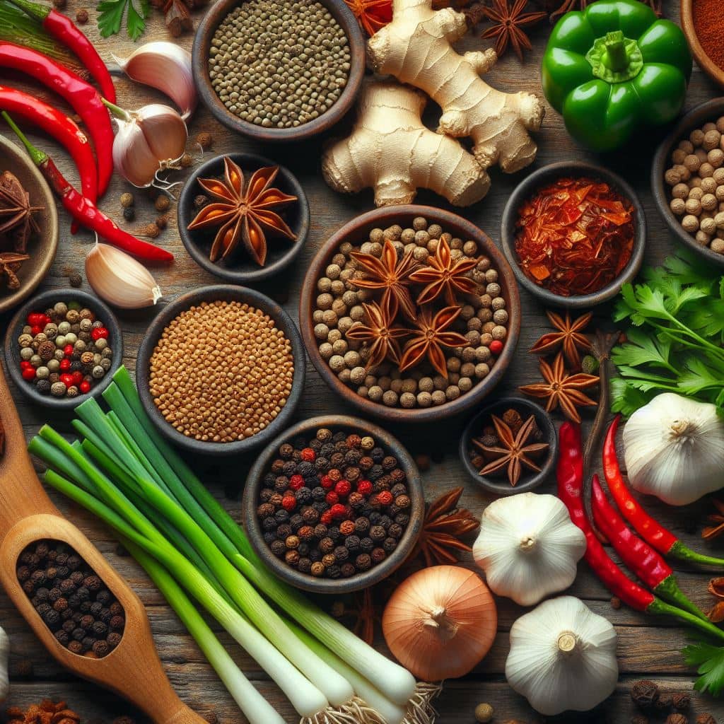 herbs and spices for chinese cooking